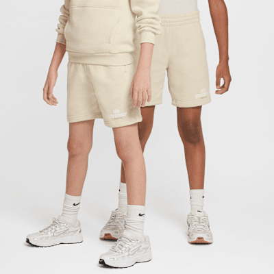 【Nike】★ハーフパンツ★ Women's French Terry Big Shorts Nike Sportswear Phoenix Fleece Women's High-Waisted French